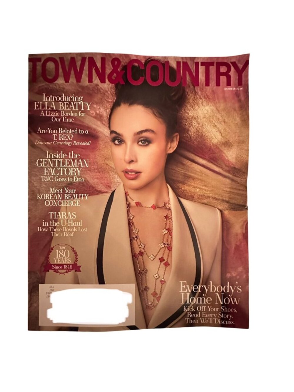 Town and Country Magazine October 2026 Introducing Ella Beatty Lizzie Borden